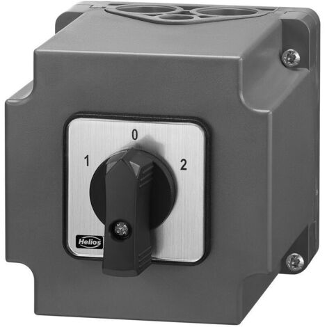 Helios DS 2-2 Drehzahlumschalter 2-stufig, 2-polig für Wechselstrom-Ventilatoren (1/2)