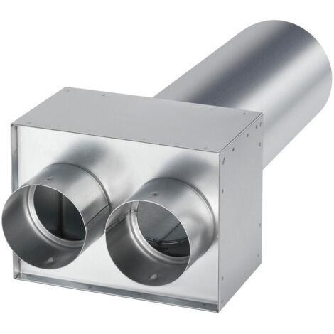 Helios FRS-WDV 2-75/125 FlexPipe Wanddurchführung für Ventilanschluss 125mm 2x DN 75