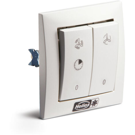 Helios DSEL 2 Drehzahl- und Betriebsschalter, für 55er UP-Dose, Schutzart IP 30, 230V, max. 3A (1/2)
