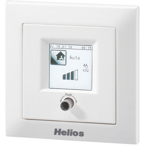 Helios KWL-BCU Komfortbedienelement inkl. Wochenzeitschaltuhr, UP-Version