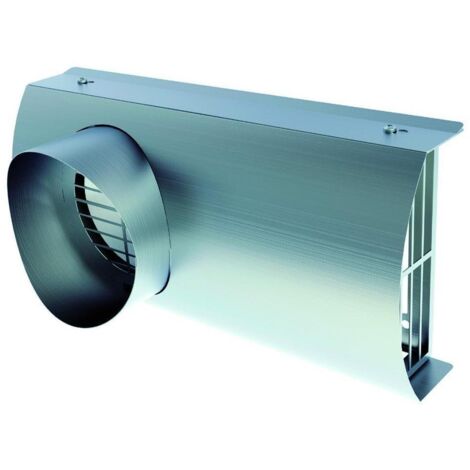 Helios IP-FKB 160 IsoPipe-Fassaden-Kombiblende DN 160 universell einsetzbar, Edelstahl