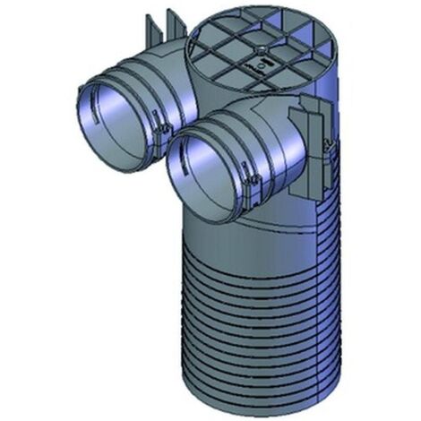 Helios Decken-/Wandkasten, FlexPipe FRS-DWK 2-75/125