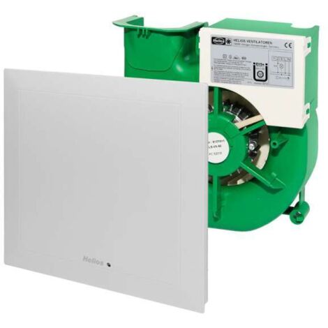 Helios ELS-VN 60 Ventilatoreinsatz mit Fassade und Nachlauffunktion, Volumenstrom 60m3/h