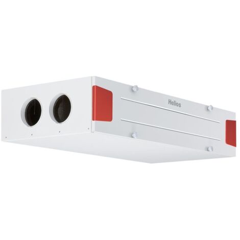Helios KWL 220 D R Decken-Lüftungsgerät rechts m. WRG, 100W, max. 216m3/h, 230V, EC-Motoren Auto-Bypass und Web-Server