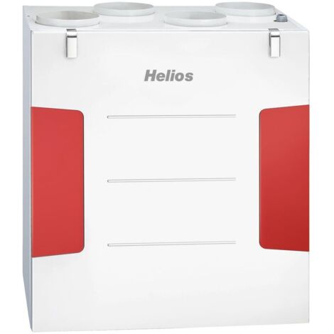 Helios KWL 300 W ET L Lüftungsgerät links mit WRG, max. 306m3/h, 240W, 230V, EC-Motoren, ET, Auto-Bypass und Web-Server