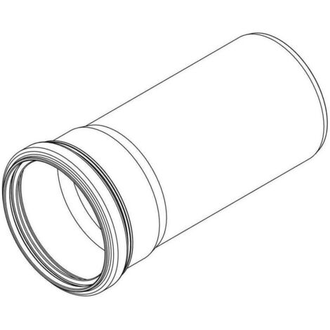 Rehau Raupiano Plus Übergangsrohr kurz DN 110/90