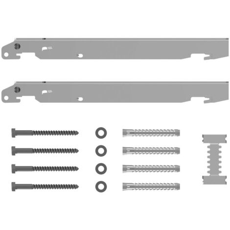 Kermi Schnellmontagekonsolen-Set Typ 11-33 Bauhöhe 900mm Wandabstand 30mm weiß