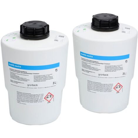 Grünbeck exaliQ Mineralstofflösung neutra zur pH-Wert-Anhebung, 3l Flasche, 2 Stück