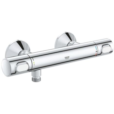 Grohe Grohtherm 500 Thermostat-Brausebatterie Wandmontage, Chrom