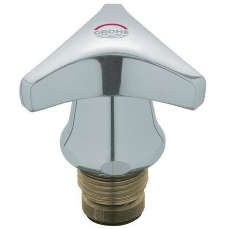 Grohe Oberteil mit Trecorn Griff Markierung Rot 1/2", Chrom, 10 Stück