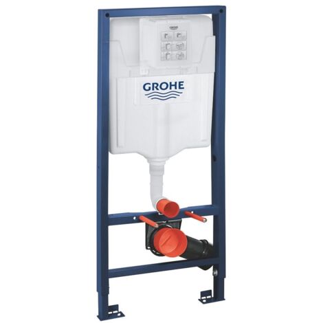 Grohe WC-Element Rapid SL, mit Spülstromdrossel, 1,13m Bauhöhe, für Vorwand-/Ständerwandmontage, Wasseranschluss DN 15