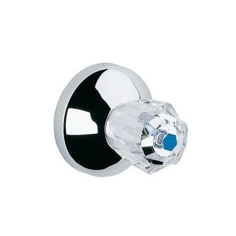 Grohe Unterputz-Ventil-Oberbau Atlanta T20-80mm Brillant-Griff Mark. Blau, Chrom