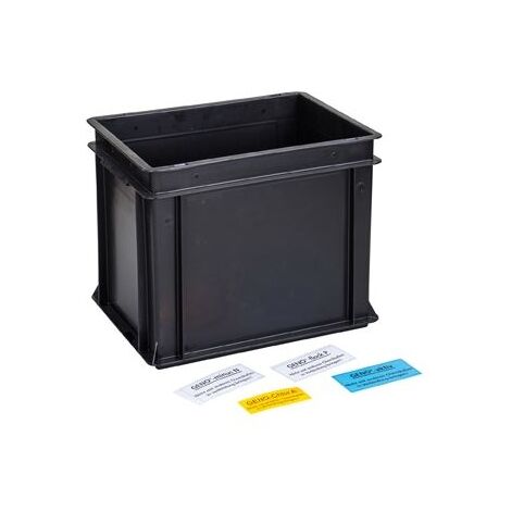 Grünbeck Chemikalien-Auffangwanne für 20l Gebinde, säure- und laugebeständiger Kunststoff 400x300x325mm
