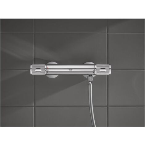 Grohe Grohtherm 1000 Performance Thermostat-Brausebatterie, Wandmontage, Professional Edition, Chrom
