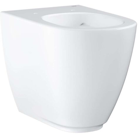 Grohe Essence Stand-Tiefspül-WC, Abgang universal, spülrandlos, für Unterputz-Spülkasten, Sanitärkeramik, PureGuard, Alpinweiß