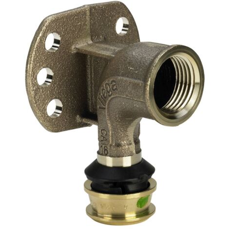Viega Raxofix Wandscheibe mit SC-Contur 5325.5, d. 20mm x Rp 1/2", Siliziumbronze