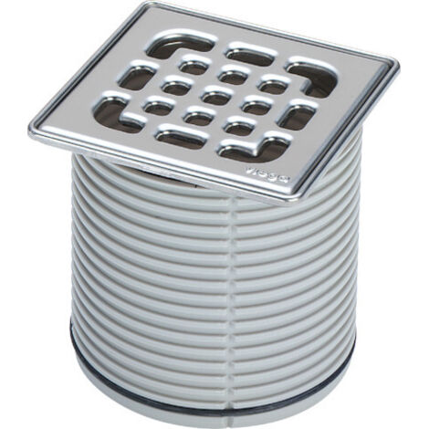 Viega Aufsatz 4934.2 nicht verschraubt in 100x100mm Kunststoff grau