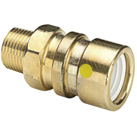 Viega Übergangsstück mit SC Geopress G 9611G in 32mm x R1 Rotguss