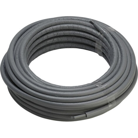 Viega Rohr Raxofix 5302.6 mit 6mm Dämmung in 20x2,8mm Kunststoff grau