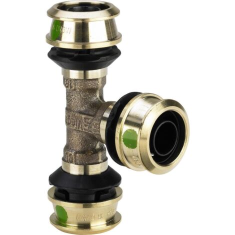 Viega Raxofix T-Stück 647308 20x16x16mm, mit SC-Contur, Siliziumbronze