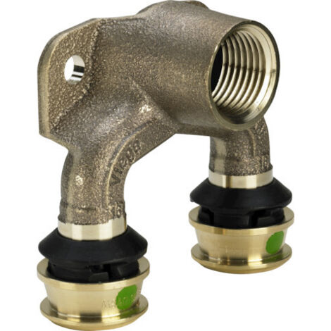 Viega Raxofix Doppelwandscheibe 678463 25mmxRp 1/2x25mm, Siliziumbronze, mit SC-Contur