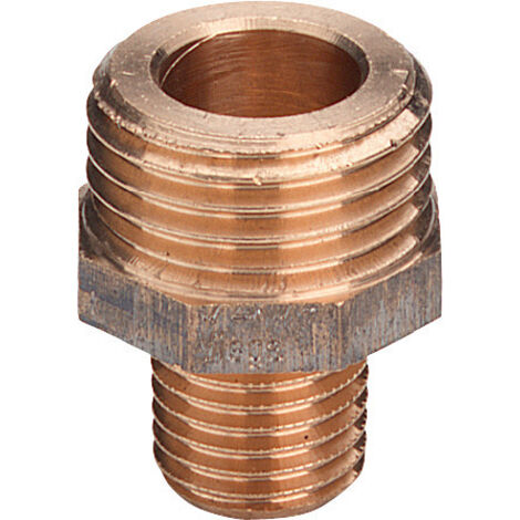 Viega Übergangsnippel 3247, G 2" x R 1 1/2", Rotguss (1/3)