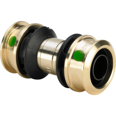 Viega Kupplung mit SC Raxofix 5315 in 25mm Siliziumbronze
