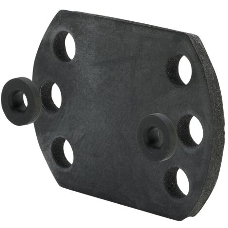 Viega Gummiplattenset 684211 mit Schallschutz für M4 Schrauben, für Wandscheibe