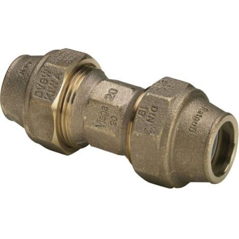 Viega Maxiplex Kupplung 274849 Ø 20 mm, Rotguss, Verschraubung (1/3)