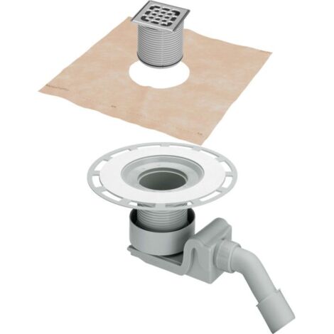 Viega Advantix Badablauf 557058 DN 40/50, Kunststoff grau, mit Aufsatz (1/4)