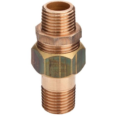 Viega Rohrverschraubung 3334 flachdichtend in R3/4 x R3/4 Rotguss
