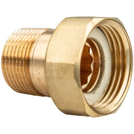 Viega Verschraubung DN 20 G 1'' x 3/4''AG flachdichtend R3/4x1 320249 DVGW