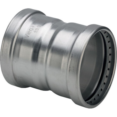 Viega Muffe Sanpress Inox XL 2315XL in 64,0mm Edelstahl (1/3)