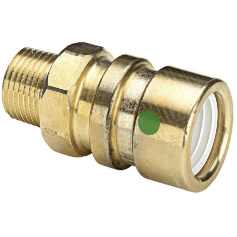 Viega Übergangsstück mit SC Geopress 9611TW in 25mm x R3/4 Rotguss (1/2)