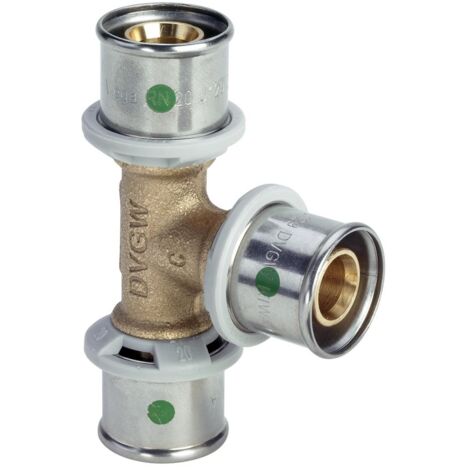 Viega T-Stück mit SC Sanfix P 2118 in 50x40x50mm Rotguss