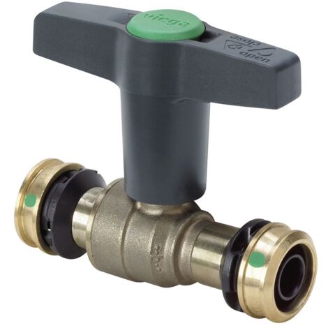 Viega Kugelhahn mit SC Easytop 5375 in 16mm Siliziumbronze