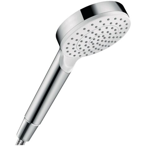 hansgrohe Crometta Handbrause 100mm 1jet 6,7l/min EcoSmart, Weiß/Chrom