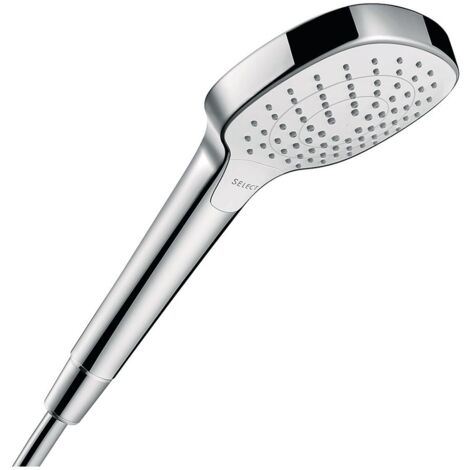hansgrohe Croma Select E Handbrause 110mm Vario 14,7l/min, Weiß/Chrom