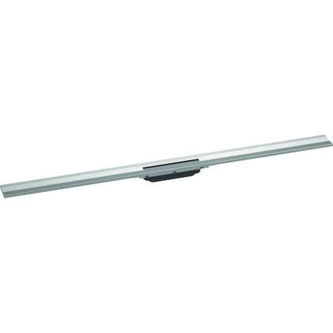 Hansgrohe – Duschrinne RainDrain Flex 1200mm – Edelstahl rostfrei, kürzbar, Wandmontage – mechanischer Geruchsverschluss – 56054800 (1/10)