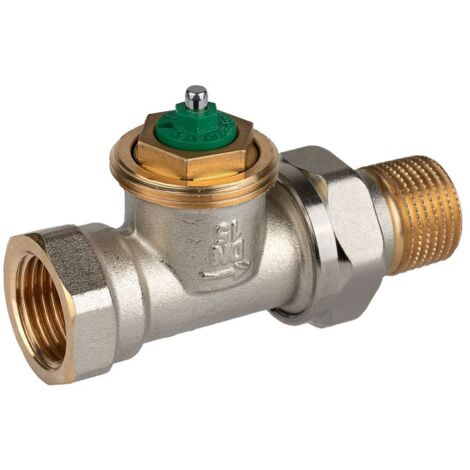 Resideo Thermostatventilkörper LX Messing vernickelt, Durchgang, 3/4" (1/3)