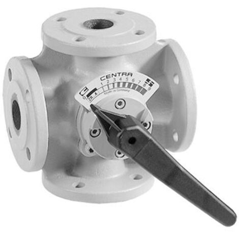 Resideo 4-Wege-Flanschmischer ZR, GG 20, PN 6, DN 80, Grau (1/5)