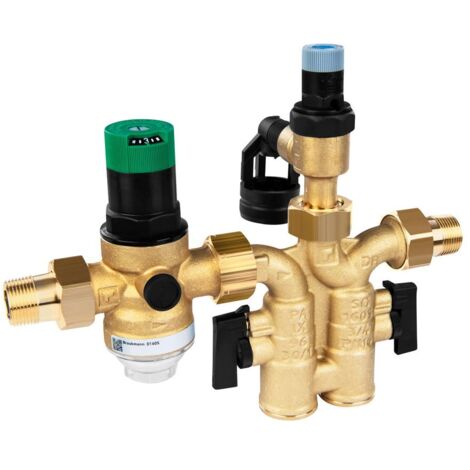 Honeywell Sicherheitsgruppe mit Druckminderer SG 160SD 10 bar 3/4" AC für Speicher bis 1000 Liter