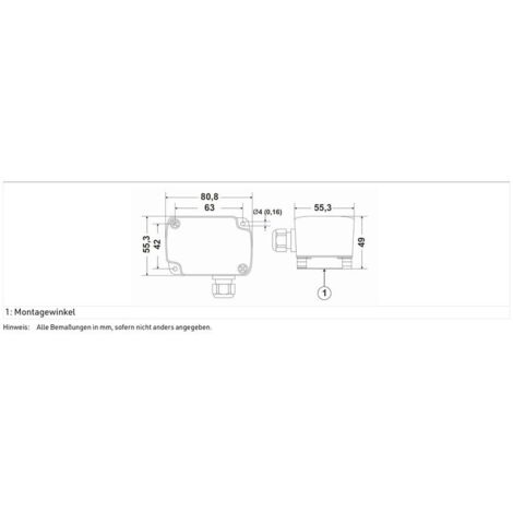 Resideo Außentemperaturfühler AF NTC20k, -40 bis 70 Grad, IP65