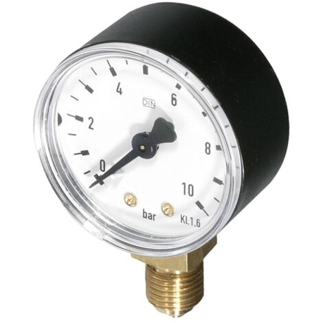 Resideo Manometer M38K G 1/4", 50mm, unten, Teilung 0-4 bar