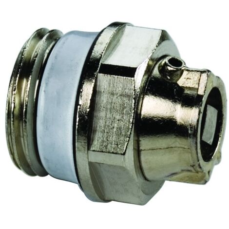 Flamco Luftstopfen C Exclusiv G 1/2" Außengewinde Messing vernickelt Metall Auslauf, schwenkbar