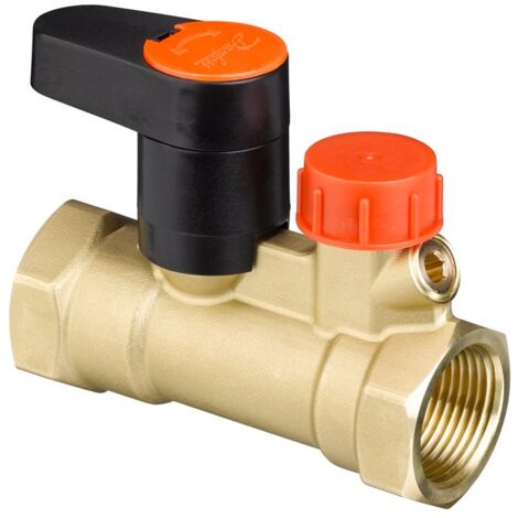 Danfoss Absperrventil und Entleerventil MSV-S Leno MSV-S 15, Rp 1/2"