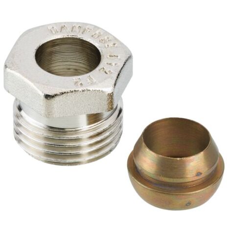 Danfoss Klemmverbinder R 1/2" AG auf 12mm für Stahl- und Kupferrohre