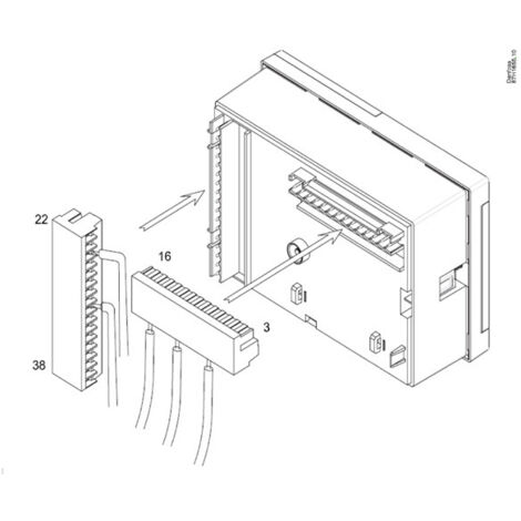 Danfoss Einbausatz für Tafelmontage für ECL Comfort 296
