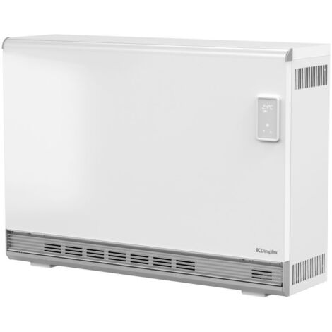 Glen Dimplex Wärmespeicher VFE 40K, 4kW Wärmespeicher mit intelligentem Raumtemperatur- und Aufladeregler, Weiß