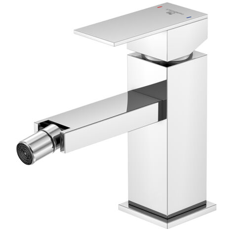 Steinberg Serie 160 Bidetarmatur, mit Ablaufgarnitur, Ausladung